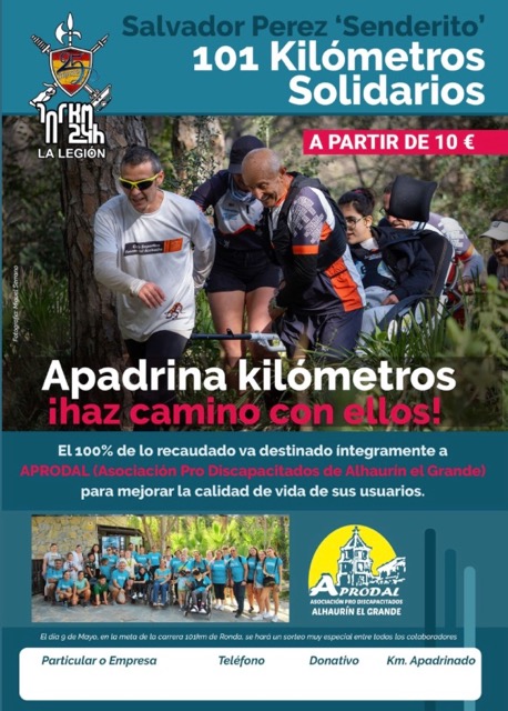 101 km solidarios 🏃🏽‍♂️🏃🏻‍♀️ Apadrina kilómetros